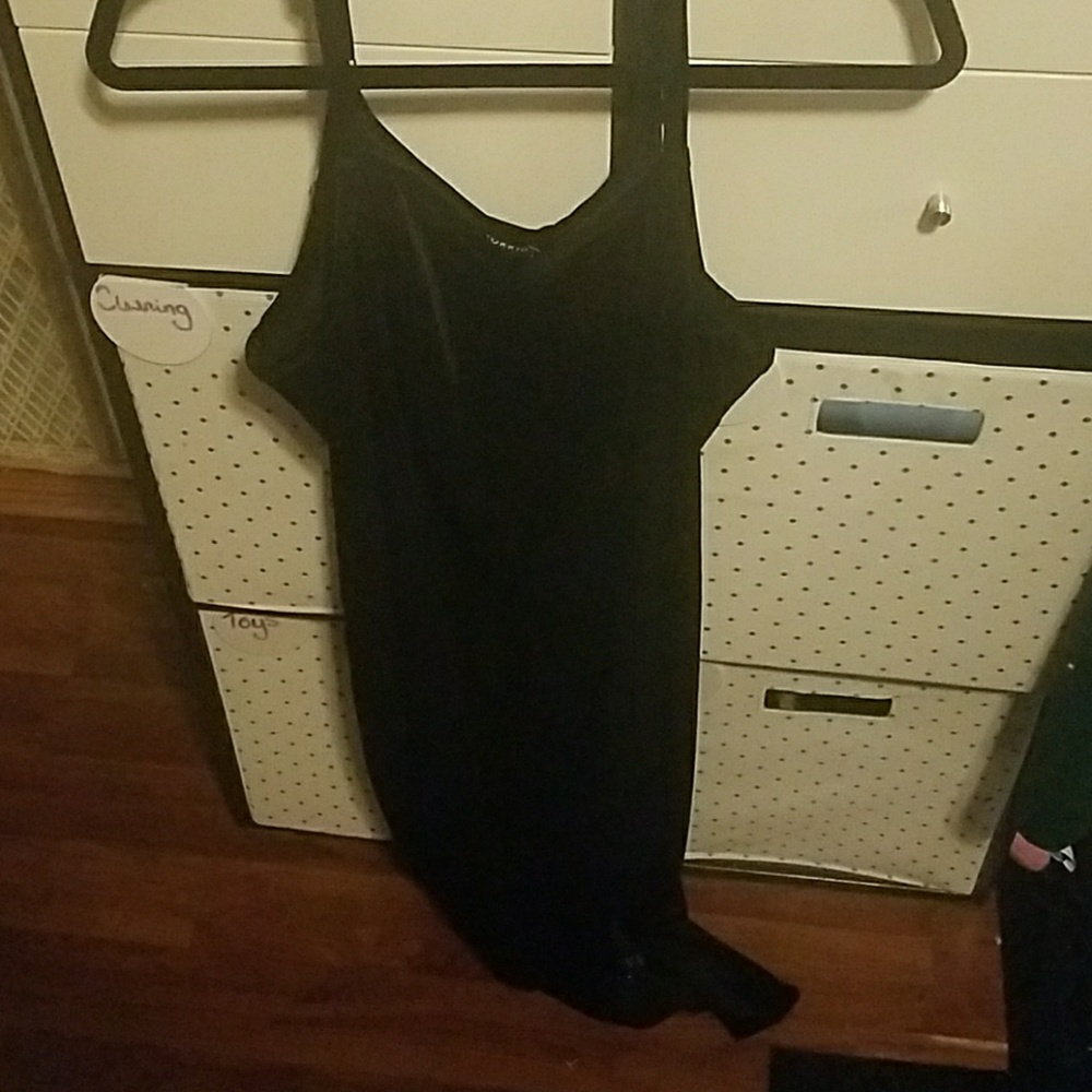 Torrid black velvet dress